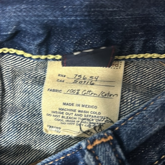ABERCROMBIE & FITCH Original 5-Pocket Denim Lot 00257 - Size 30x30 VINTAGE - Picture 2 of 4